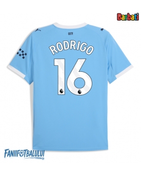 Manchester City Rodri Hernandez #16 Tricou Fotbal Replică 2025-26 Barbati Acasa